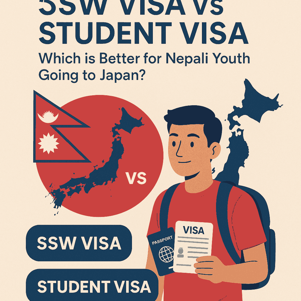 ssw visa vs student visa - better visa choice for nepali students
